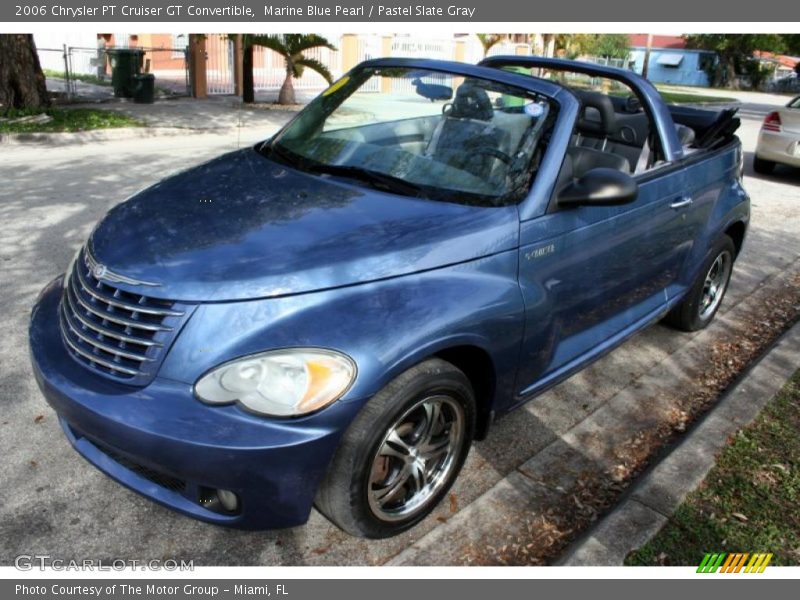 Marine Blue Pearl / Pastel Slate Gray 2006 Chrysler PT Cruiser GT Convertible