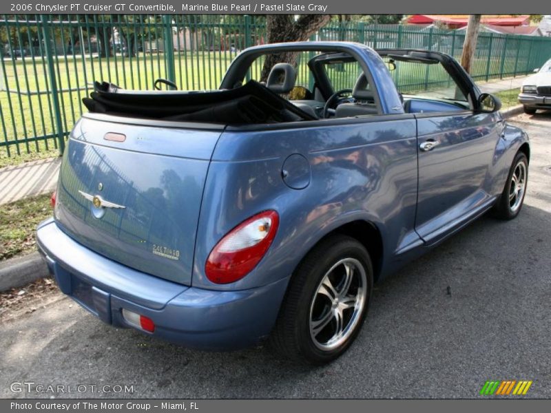 Marine Blue Pearl / Pastel Slate Gray 2006 Chrysler PT Cruiser GT Convertible