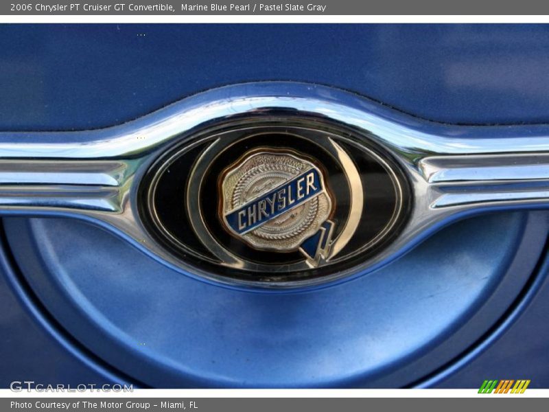 Marine Blue Pearl / Pastel Slate Gray 2006 Chrysler PT Cruiser GT Convertible
