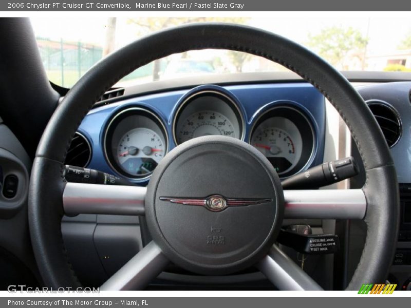 Marine Blue Pearl / Pastel Slate Gray 2006 Chrysler PT Cruiser GT Convertible