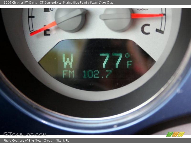 Marine Blue Pearl / Pastel Slate Gray 2006 Chrysler PT Cruiser GT Convertible