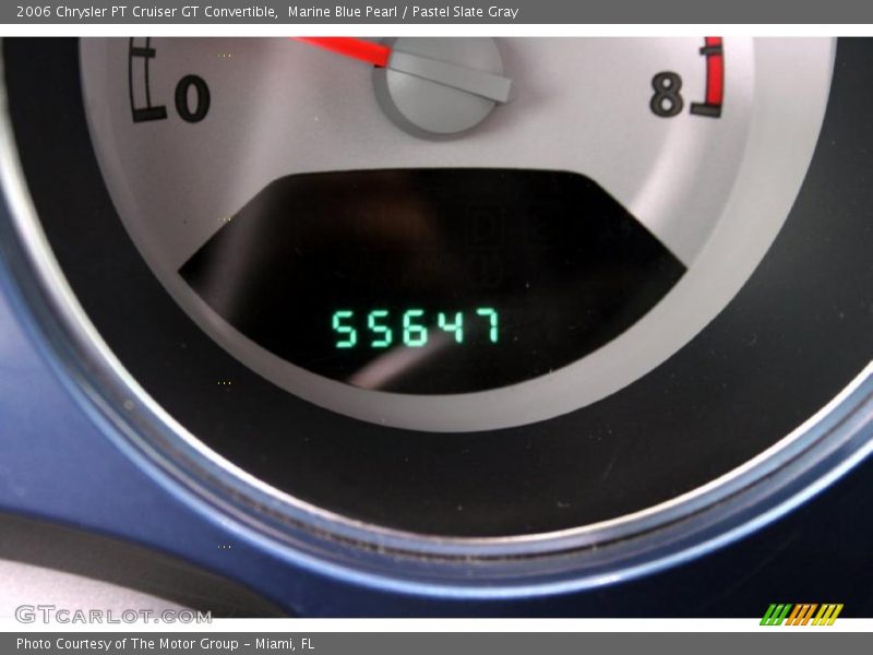 Marine Blue Pearl / Pastel Slate Gray 2006 Chrysler PT Cruiser GT Convertible