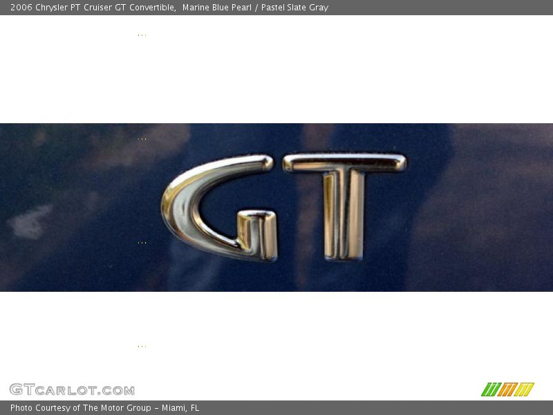 Marine Blue Pearl / Pastel Slate Gray 2006 Chrysler PT Cruiser GT Convertible