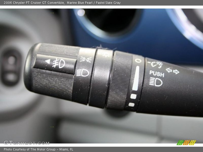 Controls of 2006 PT Cruiser GT Convertible