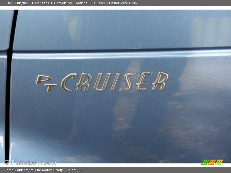 Marine Blue Pearl / Pastel Slate Gray 2006 Chrysler PT Cruiser GT Convertible