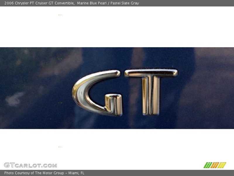 Marine Blue Pearl / Pastel Slate Gray 2006 Chrysler PT Cruiser GT Convertible