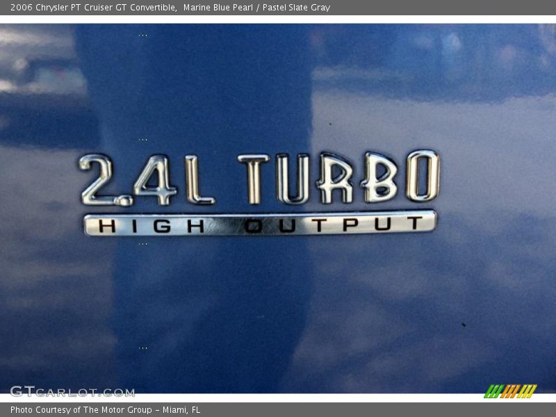 Marine Blue Pearl / Pastel Slate Gray 2006 Chrysler PT Cruiser GT Convertible