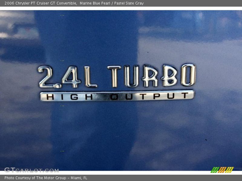 Marine Blue Pearl / Pastel Slate Gray 2006 Chrysler PT Cruiser GT Convertible