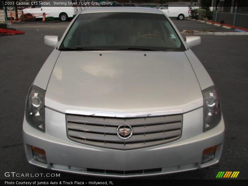 Sterling Silver / Light Gray/Ebony 2003 Cadillac CTS Sedan