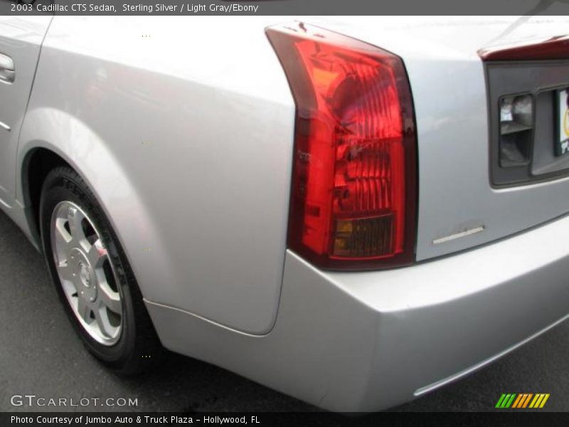 Sterling Silver / Light Gray/Ebony 2003 Cadillac CTS Sedan