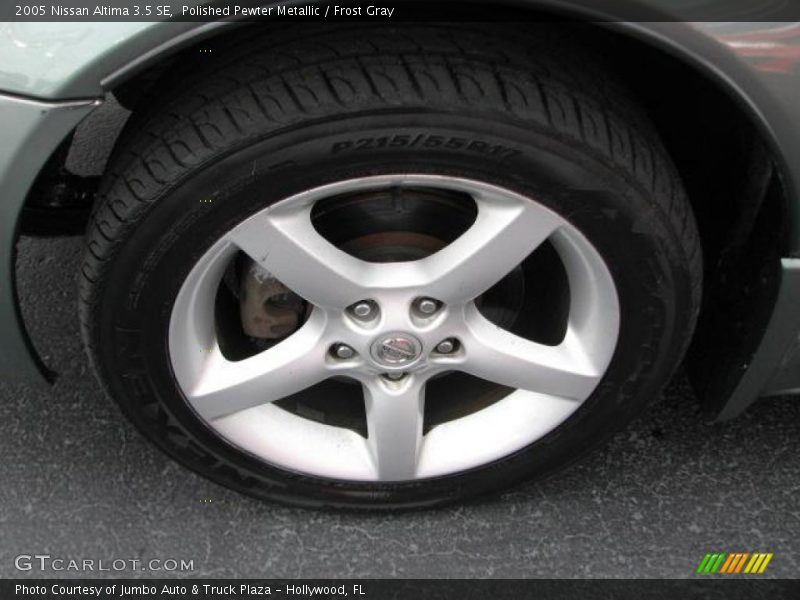 Polished Pewter Metallic / Frost Gray 2005 Nissan Altima 3.5 SE