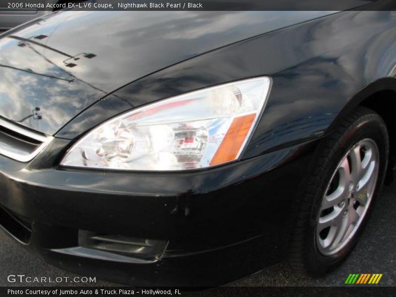 Nighthawk Black Pearl / Black 2006 Honda Accord EX-L V6 Coupe