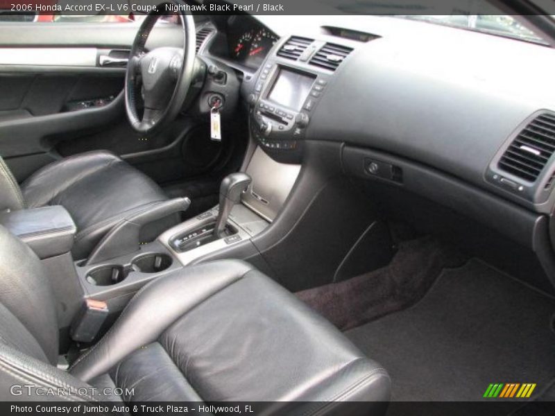 Nighthawk Black Pearl / Black 2006 Honda Accord EX-L V6 Coupe