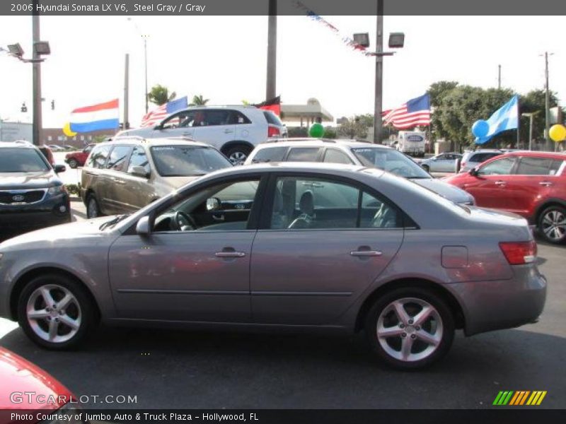 Steel Gray / Gray 2006 Hyundai Sonata LX V6