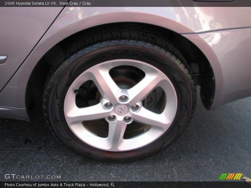 Steel Gray / Gray 2006 Hyundai Sonata LX V6