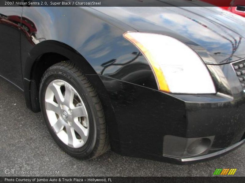 Super Black / Charcoal/Steel 2007 Nissan Sentra 2.0