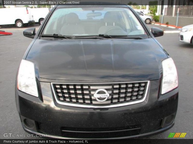 Super Black / Charcoal/Steel 2007 Nissan Sentra 2.0
