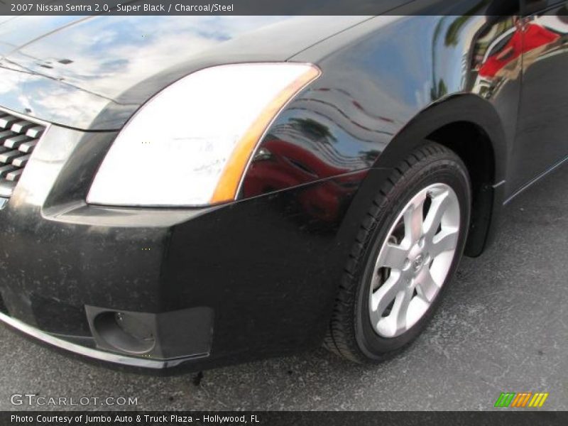 Super Black / Charcoal/Steel 2007 Nissan Sentra 2.0