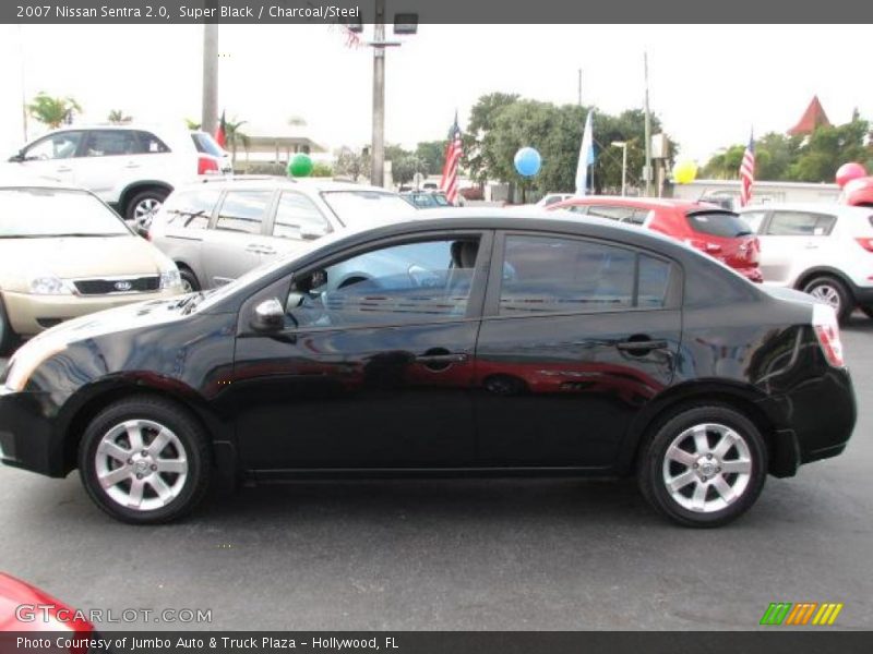 Super Black / Charcoal/Steel 2007 Nissan Sentra 2.0