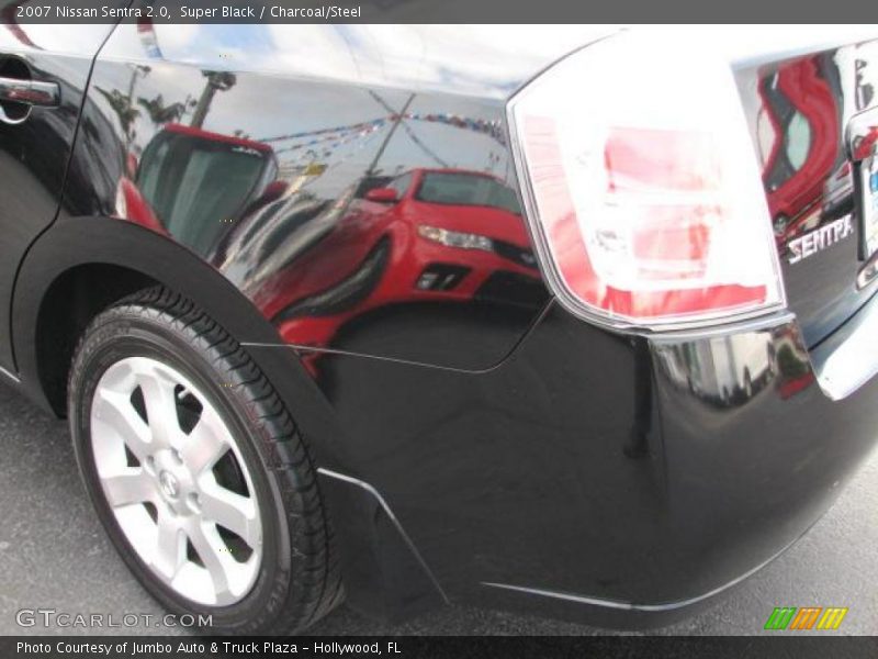 Super Black / Charcoal/Steel 2007 Nissan Sentra 2.0