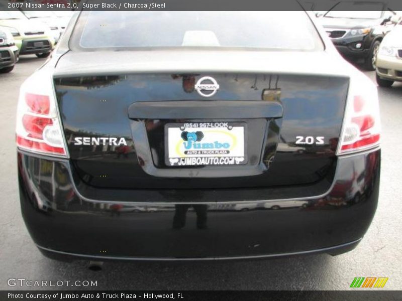 Super Black / Charcoal/Steel 2007 Nissan Sentra 2.0