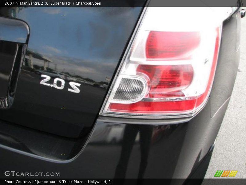 Super Black / Charcoal/Steel 2007 Nissan Sentra 2.0