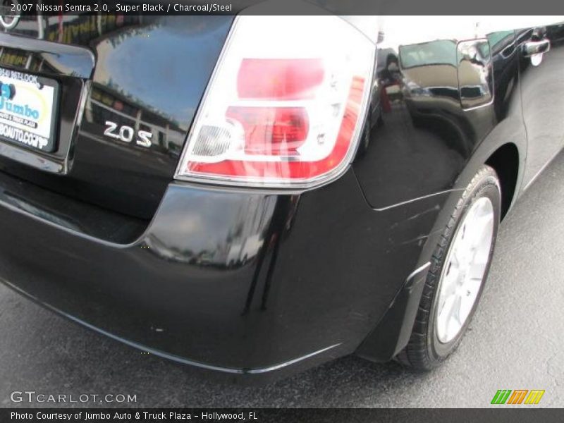 Super Black / Charcoal/Steel 2007 Nissan Sentra 2.0
