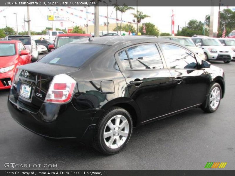 Super Black / Charcoal/Steel 2007 Nissan Sentra 2.0