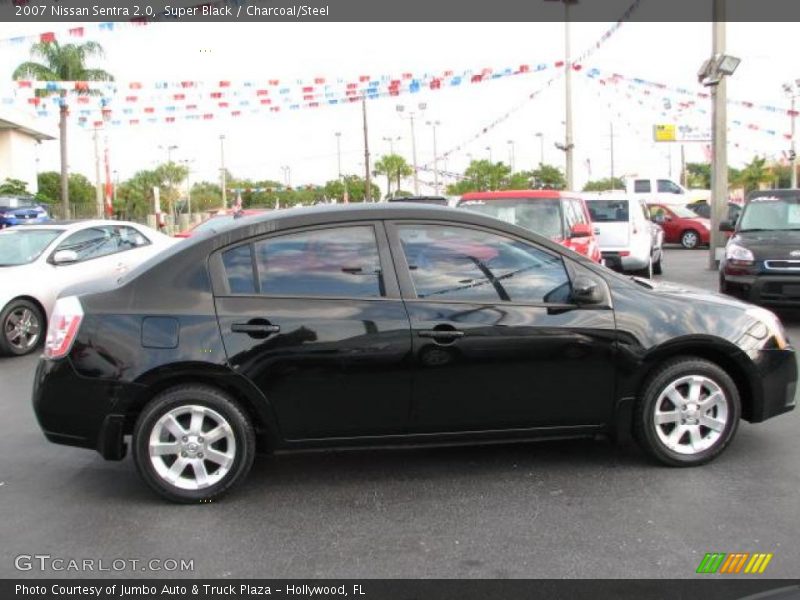 Super Black / Charcoal/Steel 2007 Nissan Sentra 2.0