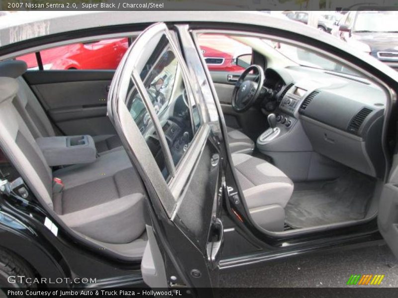 Super Black / Charcoal/Steel 2007 Nissan Sentra 2.0