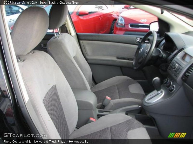 Super Black / Charcoal/Steel 2007 Nissan Sentra 2.0