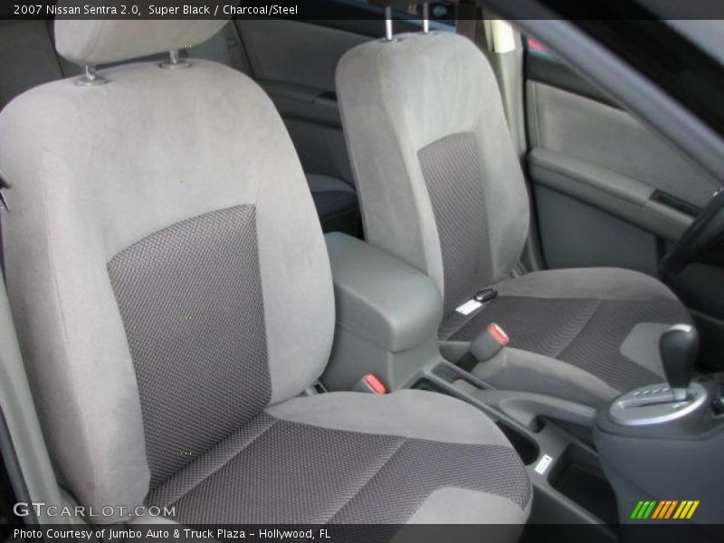 Super Black / Charcoal/Steel 2007 Nissan Sentra 2.0