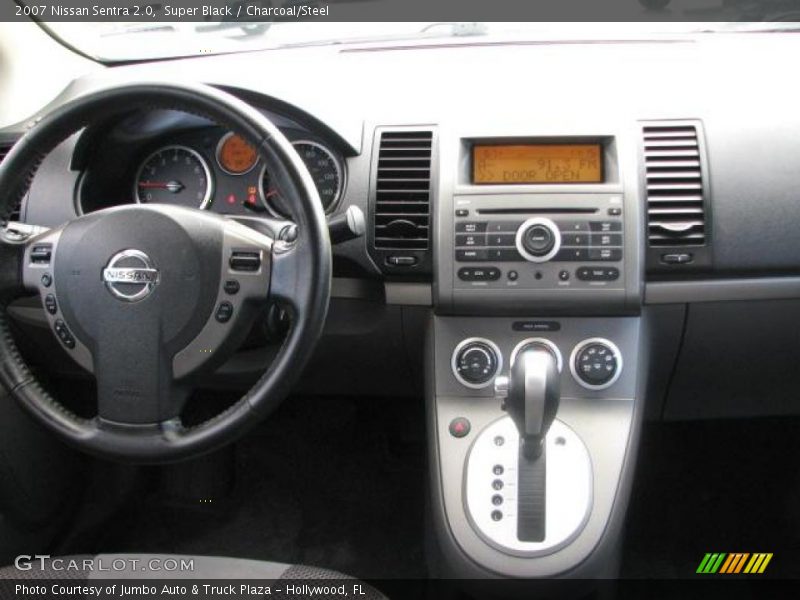 Super Black / Charcoal/Steel 2007 Nissan Sentra 2.0
