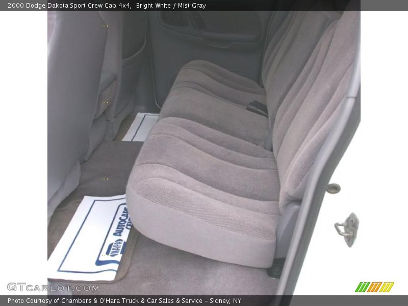 Bright White / Mist Gray 2000 Dodge Dakota Sport Crew Cab 4x4