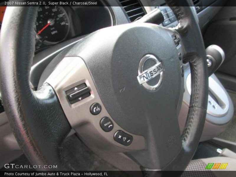 Super Black / Charcoal/Steel 2007 Nissan Sentra 2.0