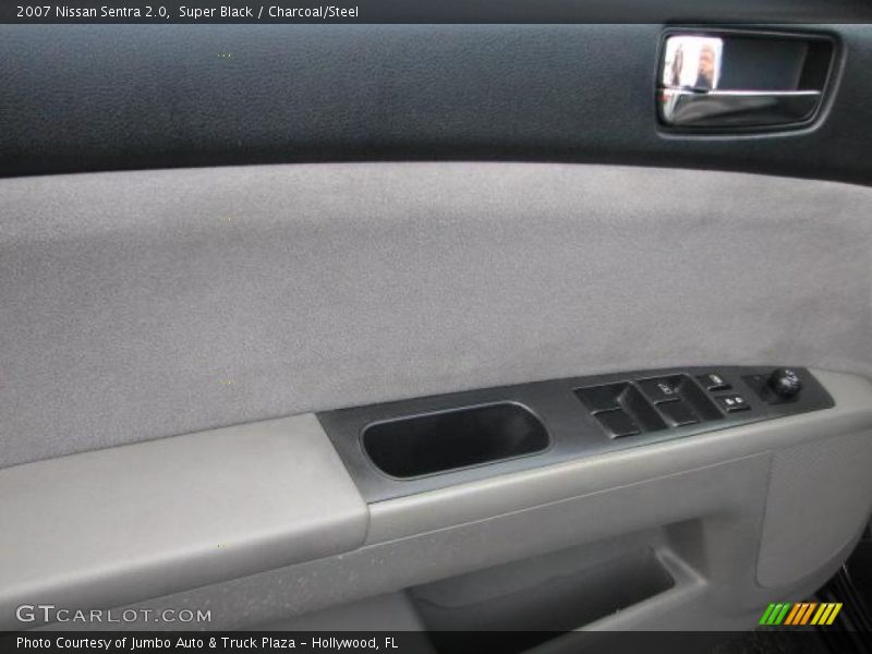 Super Black / Charcoal/Steel 2007 Nissan Sentra 2.0