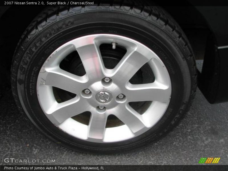 Super Black / Charcoal/Steel 2007 Nissan Sentra 2.0
