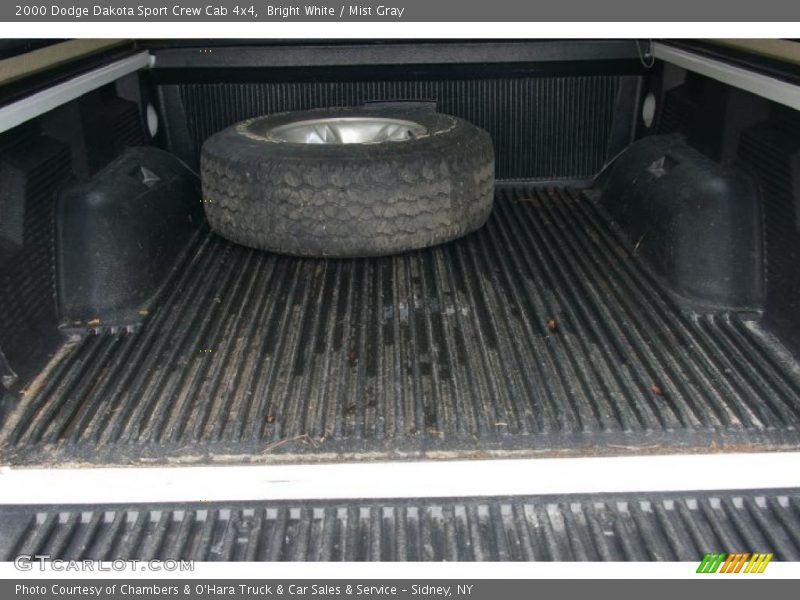 Bright White / Mist Gray 2000 Dodge Dakota Sport Crew Cab 4x4
