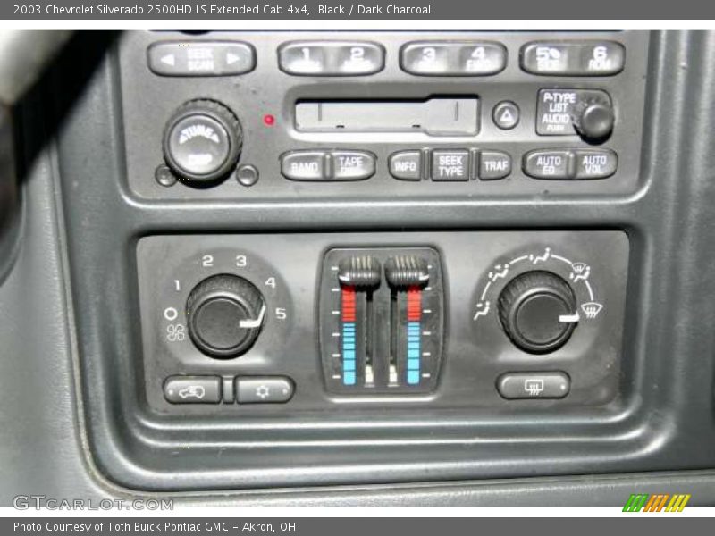 Controls of 2003 Silverado 2500HD LS Extended Cab 4x4