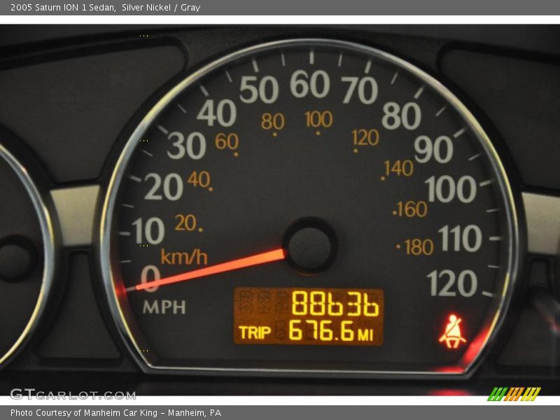 Silver Nickel / Gray 2005 Saturn ION 1 Sedan