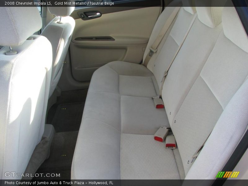 Gold Mist Metallic / Neutral Beige 2008 Chevrolet Impala LS
