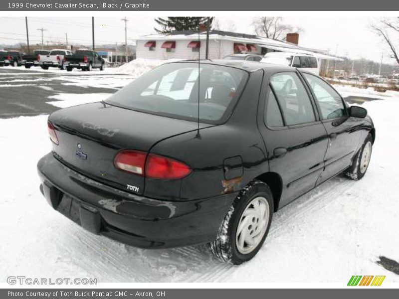 Black / Graphite 1999 Chevrolet Cavalier Sedan