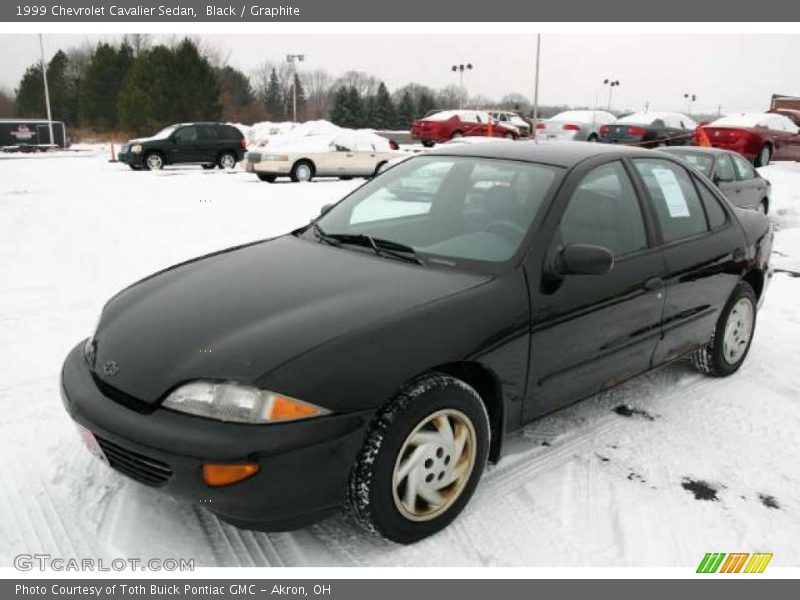 Black / Graphite 1999 Chevrolet Cavalier Sedan