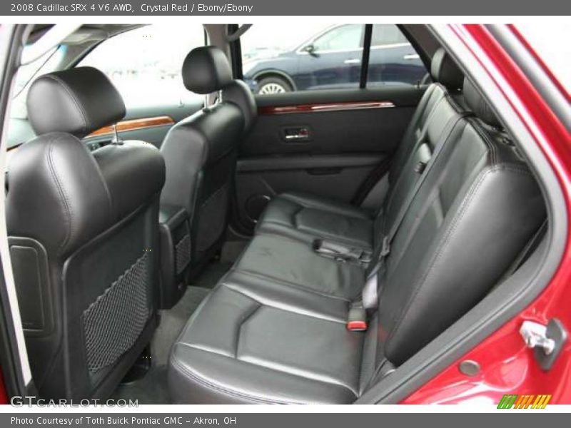 Crystal Red / Ebony/Ebony 2008 Cadillac SRX 4 V6 AWD