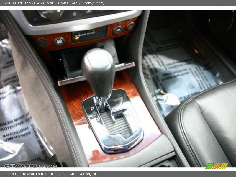 Crystal Red / Ebony/Ebony 2008 Cadillac SRX 4 V6 AWD