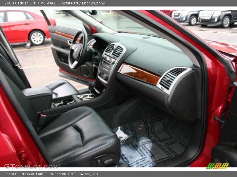 Crystal Red / Ebony/Ebony 2008 Cadillac SRX 4 V6 AWD