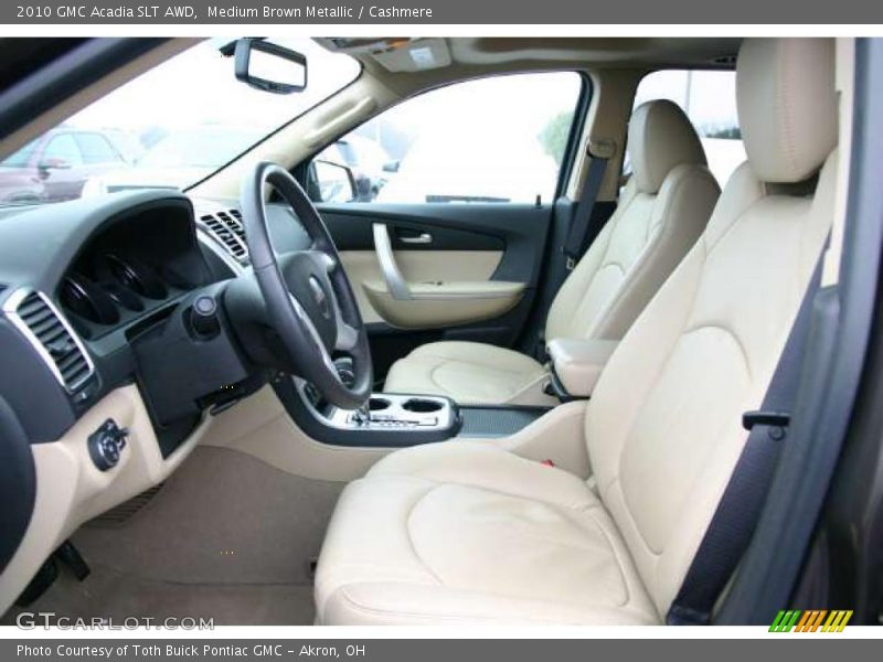  2010 Acadia SLT AWD Cashmere Interior