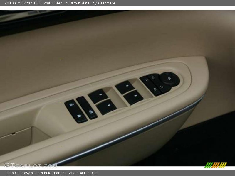 Medium Brown Metallic / Cashmere 2010 GMC Acadia SLT AWD