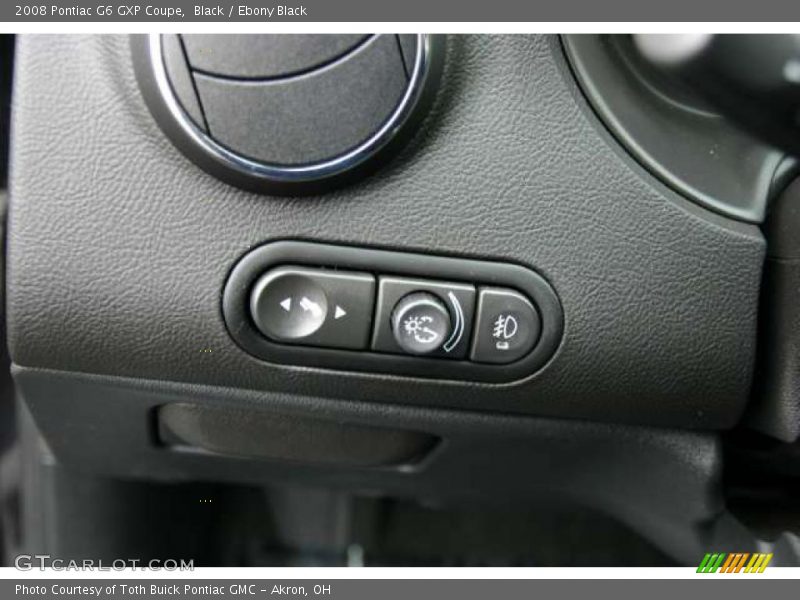 Controls of 2008 G6 GXP Coupe