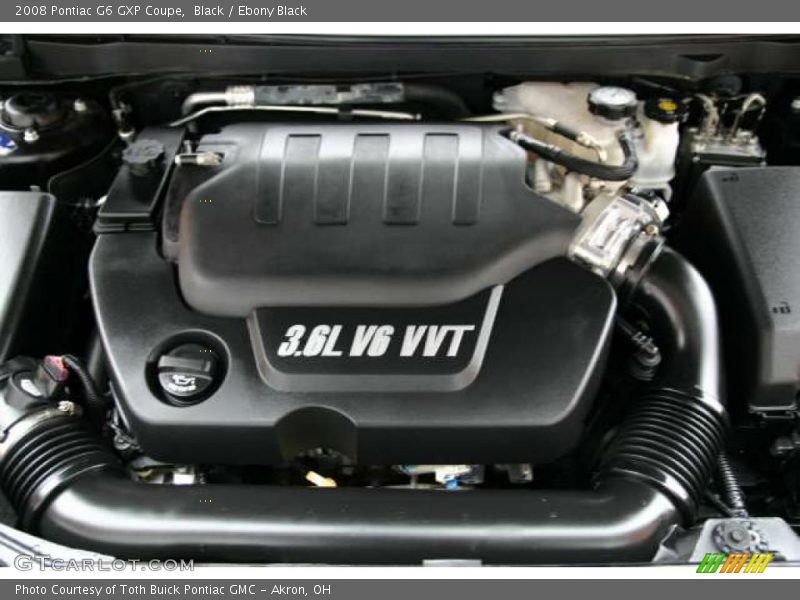  2008 G6 GXP Coupe Engine - 3.6 Liter GXP DOHC 24-Valve VVT V6